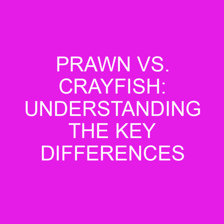 Prawn vs. Crayfish: Understanding the Key Differences